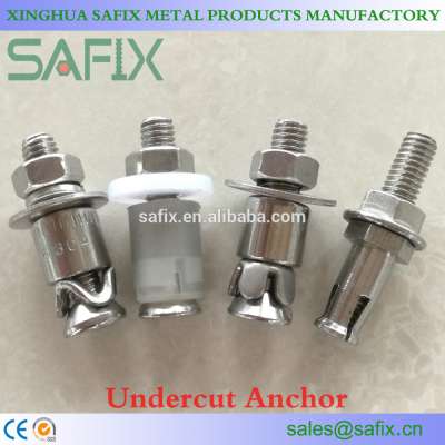 AISI304 316 Stainless Steel Undercut Anchor for stone fixing system